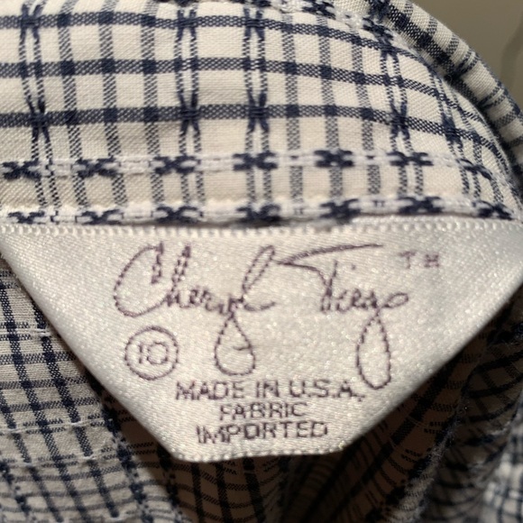 Cheryl Tiegs Button Down *VINTAGE* - Picture 4 of 4